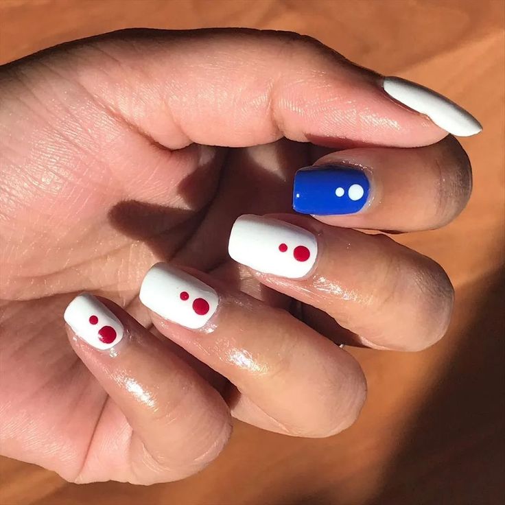 Classy 4Th Of July Nails
